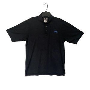 Under Armour UNC Football Mens Heat Gear Polo Shirt Small Black